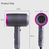 Household High-power Silent  Blow Dryer,Constant Temperature Hot and Cold Negative Ion Hair Drier, US Plug