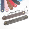 Adjustable Face Mask Ear Band Rope Anti-slip PU Leather Extension Buckle Hood(Random Color Delivery)