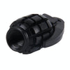 4 PCS Universal Grenade Shaped Bicycle Tire Valve Caps(Black)