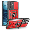 For Samsung Galaxy A56 5G Sliding Camera Cover Design TPU+PC Phone Case(Red)
