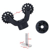 Canoe Paddle Fishing Rod Holder Rail Bracket Kayak Accessories, Specification: 25 Roller Paddle Clamp