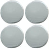 4PCS 210D Oxford Cloth RV Caravan Tire Dustproof and Waterproof Cover For 27-29 inch (Silver)