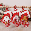 House-shaped Christmas Stockings Gift bag Christmas Eve Decoration Candy Stockings(Snowman)
