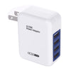HT-CD03 15.5W 5V 3.1A 4-Port USB Wall Charger Travel Charger, US Plug