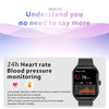 Qx5 1.96 inch BT5.2 Smart Sport Watch, Support Bluetooth Call / Sleep / Blood Oxygen / Temperature / Heart Rate / Blood Pressure Health Monitor(Blue)
