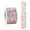 3 PCS Christmas Bronzing Gift Sticker Package Seal Sticker, Size: 30x80mm(K-253)