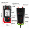 3 In 1 Wireless Bicycle Code Meter Lamp Strong Light Front Light, Colour: Red