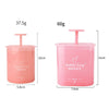 Facial Cleanser Foaming Maker Bubbler Cup Travel Portable Manual Foaming Bottle, Color: Small Transparent