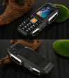 L9 Triple Proofing Elder Phone, Waterproof Shockproof Dustproof, 3800mAh Battery, 1.8 inch, 21 Keys, LED Flashlight, FM, Dual SIM(Black)