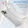 For iPhone 12 Pro MagSafe Frosted Translucent TPU + PC Full Coverage Phone Case(White)