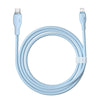 Baseus Pudding Series 20W Type-C to 8 Pin Fast Charging Data Cable, Length:1.2m(Blue)