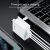 ROCK RH-PD64W T31 2C1A 65W Fast Charge Gallium Nitride Travel Charger, Specification: Set, CN Plug (White)
