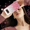 For Samsung Galaxy S8+ Gradient Glitter Flower All-inclusive Phone Case(Pink)