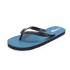 Men Slippers Student Flat Casual Non-Slip Flip Flops, Size: L 44-45(Sunshine-Lake Green)