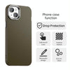 For iPhone 14 Plus Carbon Fiber Series IMD Phone Case(Brown)