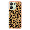 For Xiaomi Redmi Note 13 4G Global Electroplating Marble Dual-side IMD Phone Case(Leopard Print)