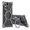 For Samsung Galaxy S23 Ultra 5G Titanium Alloy MagSafe Magnetic Airbag Shockproof Phone Case(Grey)