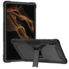 For Samsung Galaxy Tab S8 Ultra Silicone + PC Shockproof Protective Tablet Case(Black)