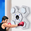 Bluetooth Music Boxing Machine Countable Rechargeable Fitness Equipment With Adult & Child Gloves Pink Blue