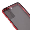 For Samsung Galaxy S22 5G Anti-peeping Magnetic Double-sided Tempered Glass Phone Case(Red)