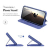 For iPhone 13 mini DUX DUCIS New Skin X Series PU + TPU Horizontal Flip Leather Case with Holder & Card Slots (Blue)