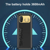 D63 Elder Keypad Phone, 1.77 inch, 3600mAh, SOS, FM, Dual SIM, GSM, Plug:EU Plug(Black)