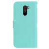 Rose Embossed Horizontal Flip PU Leather Case for Xiaomi Pocophone F1 , with Holder & Card Slots & Wallet(Green)