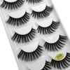 ShiDiShangPin 5 Pairs Mink Fake Eyelashes With Tweezers(G600)