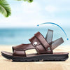 Non-slip Outer Wear Dual-use Sandals Slippers Men Casual Beach Shoes, Size: 42(Black)