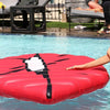 Inflatable Lip Biting Shaped Floating Mat Swimming Ring, Inflated Size: 200 x 120cm