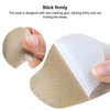 064 Sneakers Self-adhesive Anti-abrasion Anti-slip Heel Protective Sticker(Black)