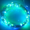10m 5V 6W 500LM LED Silver String Light, USB Powered SMD-0603 Festival Lamp / Decoration Light Strip(Blue Green Light)