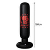 1.6m Fitness Vertical Inflatable Boxing Column Adult Inflatable Non-Tumbler Sandbag(Crown (2092))