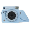Full Body PU Leather Case Camera  Bag with Strap for FUJIFILM instax Square SQ1 (Blue)