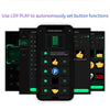 HI.GROOM Car LED Customized Pixel Emoji Lights Bluetooth Remote Control Interactive AI Screen, Style: With Remote Control