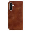 For Samsung Galaxy A36 5G / A56 5G Seven-shaped Embossed Leather Phone Case(Brown)