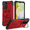 For Samsung Galaxy A04s Lens Holder MagSafe Phone Case(Red)