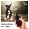 Dog Training Collar, Remote, Anti Bark, 500m, Orange, 1 Dog