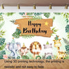180x110cm Animal Kids Birthday Party Backdrop Cloth Tapestry Decoration Backdrop Banner Cloth