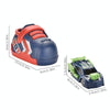 2 In 1 Children Toy Car Set One Button Press Ejection Inertia Car Toys(Green)