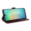 For Samsung Galaxy A26 5G 3-Card Slots Multifunctional Leather Phone Case(Wine Red)