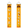 30 x 180cm Thanksgiving Day Couplet Decoration Porch Hanging Flag(Give Thanks)