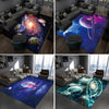 3D Visual Cartoon Cosmic Planet Living Room Carpet, Size: 40x60cm(Cosmic Planet 6)