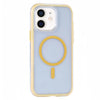 For iPhone 11 Vacuum Airbag Y2 Series Transparent MagSafe Magnetic Phone Case(Yellow)