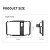 YELANGU LW-B01A01 Vlogging Live Broadcast LED Selfie Light Mic Smartphone Video Rig Handles Stabilizer Kits