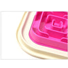Slow Feed Pet Bowl, Anti-Skid, Rose Red - Cats & Dogs