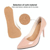 045 High Heel Sandals Self-adhesive Anti-skid Shockproof Cork Seven-point Mat Shoe Pad(Men Thin Cork)