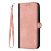 For Xiaomi Redmi K70 Side Buckle Double Fold Hand Strap Leather Phone Case(Pink)