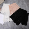 Ladies Spring and Summer Thin Lace Cuffs Cover Ccars Sunscreen Fake Sleeves, A Pair, Size:One Size(White)