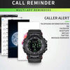 SPOVAN PR2 Men Multifunctional Waterproof Bluetooth Smart Electronic Watch(Black)